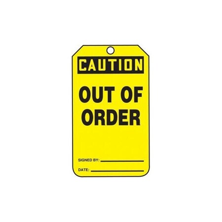 Accuform Adhesive Dura-Poly, 2-1/2 in Width, 0.025 in Height, , 5 PK MDT686PTM